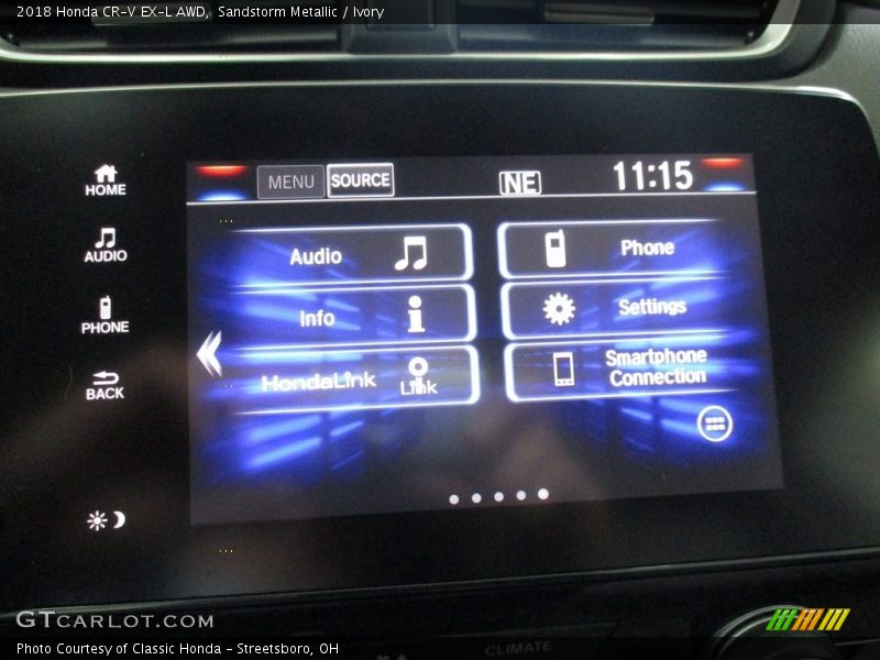 Sandstorm Metallic / Ivory 2018 Honda CR-V EX-L AWD