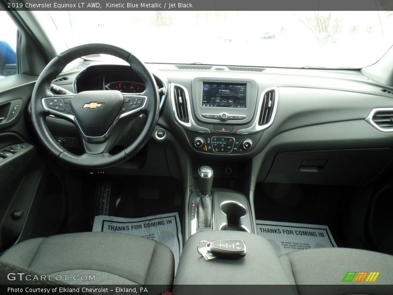 Kinetic Blue Metallic / Jet Black 2019 Chevrolet Equinox LT AWD