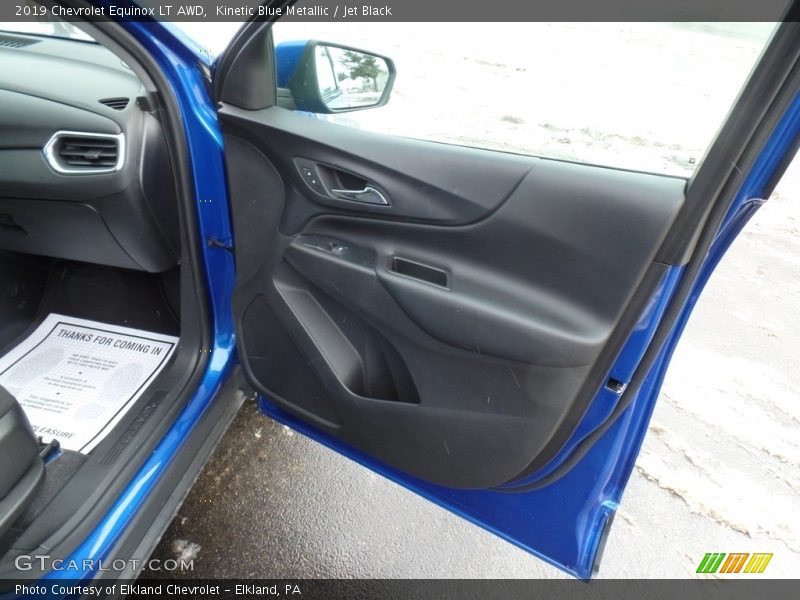 Kinetic Blue Metallic / Jet Black 2019 Chevrolet Equinox LT AWD