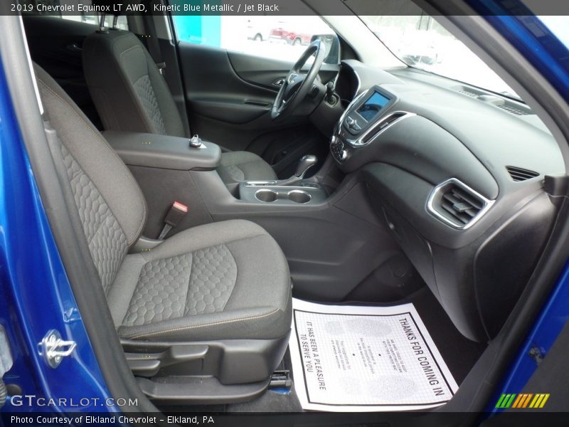 Kinetic Blue Metallic / Jet Black 2019 Chevrolet Equinox LT AWD