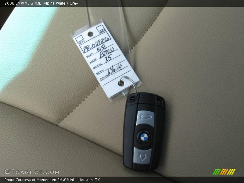 Alpine White / Grey 2008 BMW X5 3.0si