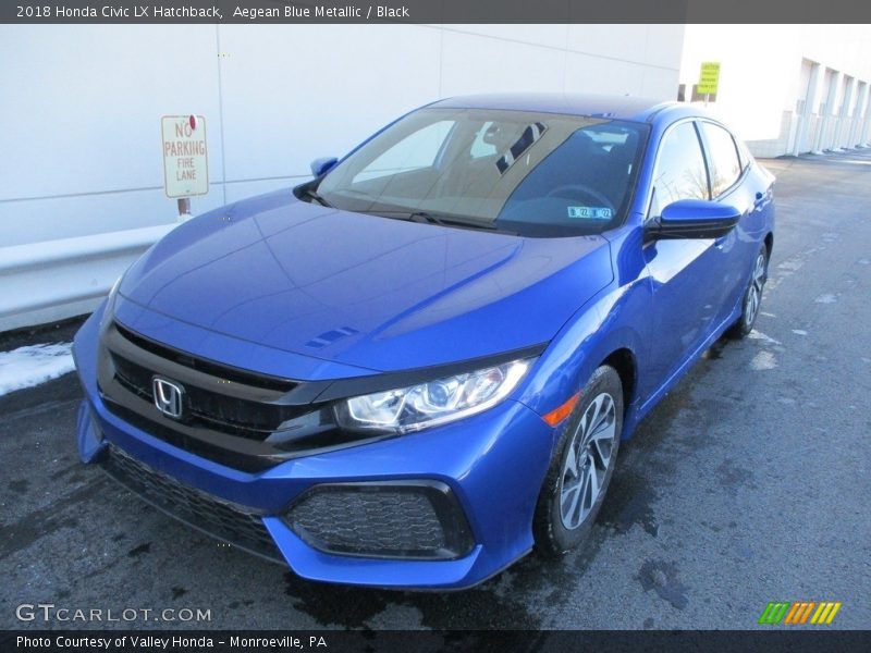 Front 3/4 View of 2018 Civic LX Hatchback