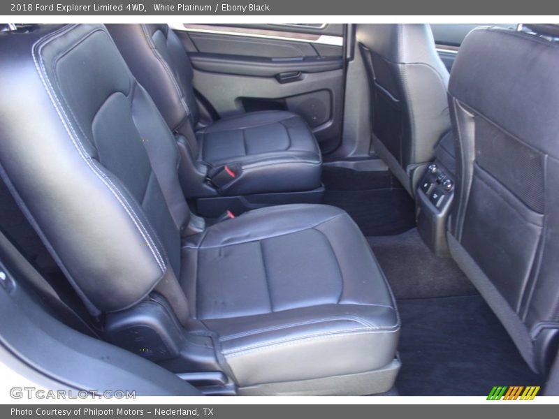 White Platinum / Ebony Black 2018 Ford Explorer Limited 4WD