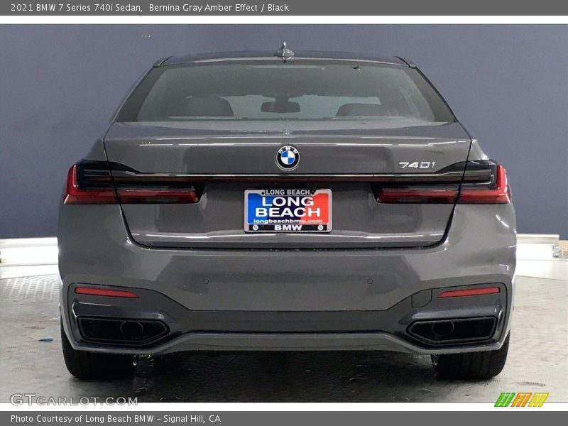 Bernina Gray Amber Effect / Black 2021 BMW 7 Series 740i Sedan