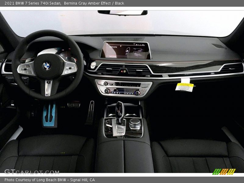 Bernina Gray Amber Effect / Black 2021 BMW 7 Series 740i Sedan