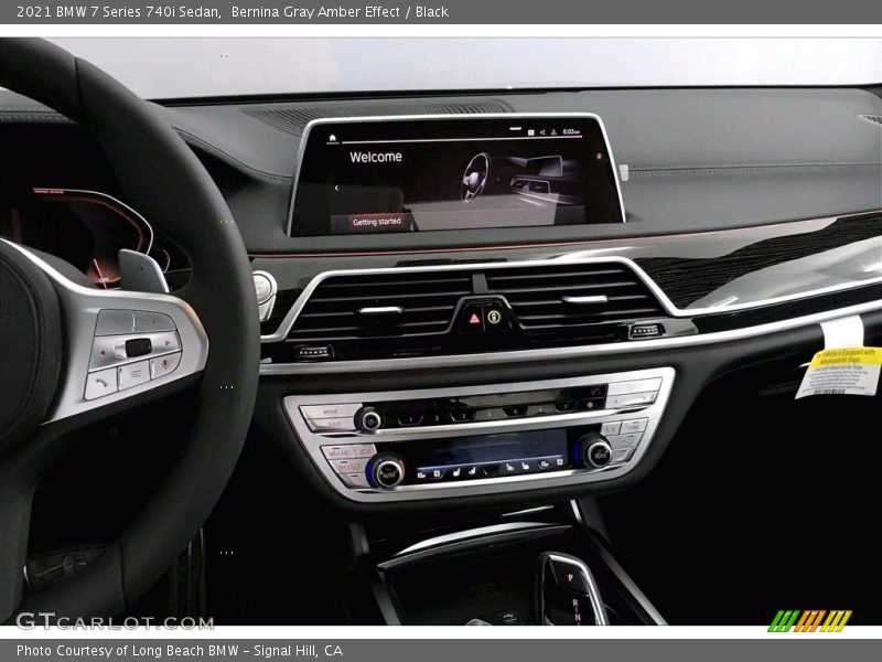 Bernina Gray Amber Effect / Black 2021 BMW 7 Series 740i Sedan