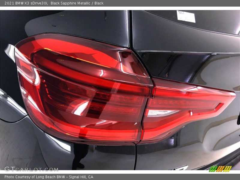 Black Sapphire Metallic / Black 2021 BMW X3 sDrive30i
