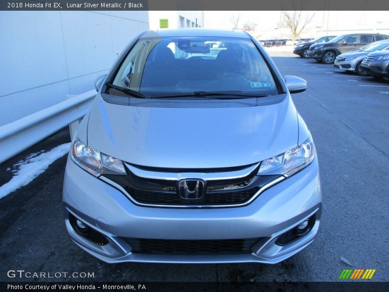 Lunar Silver Metallic / Black 2018 Honda Fit EX