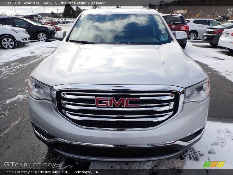 Quicksilver Metallic / Jet Black 2018 GMC Acadia SLT AWD