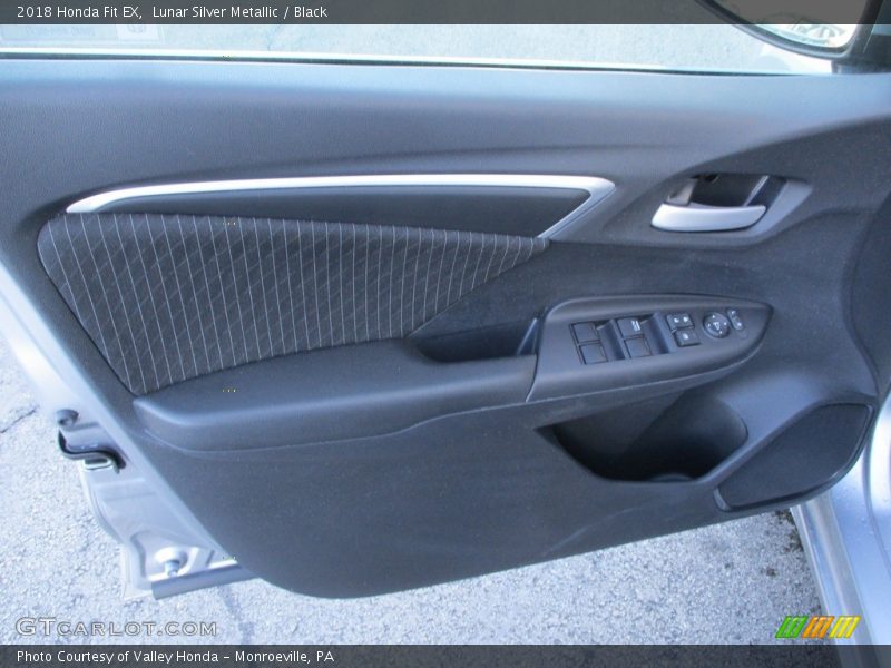 Lunar Silver Metallic / Black 2018 Honda Fit EX