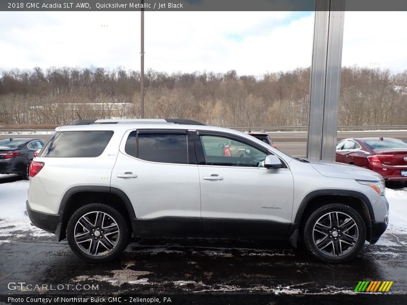 Quicksilver Metallic / Jet Black 2018 GMC Acadia SLT AWD