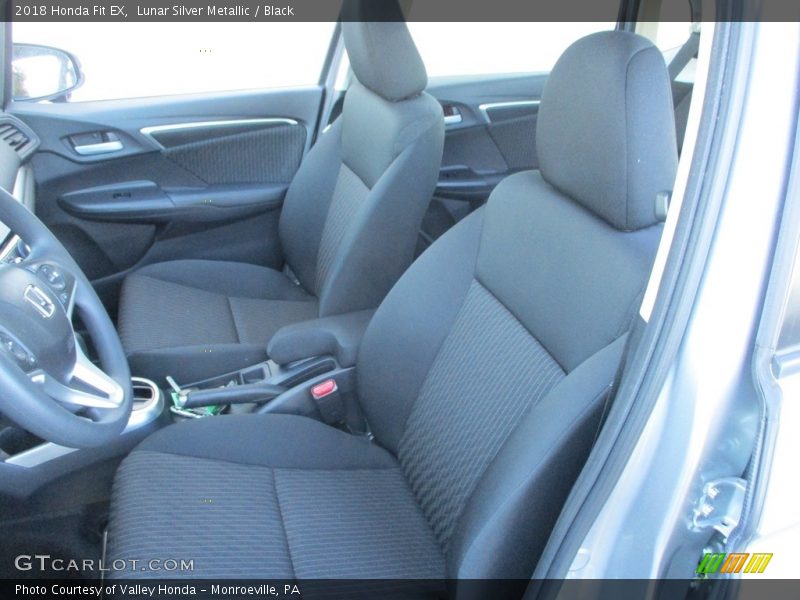 Lunar Silver Metallic / Black 2018 Honda Fit EX