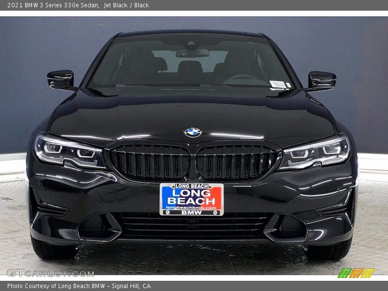 Jet Black / Black 2021 BMW 3 Series 330e Sedan