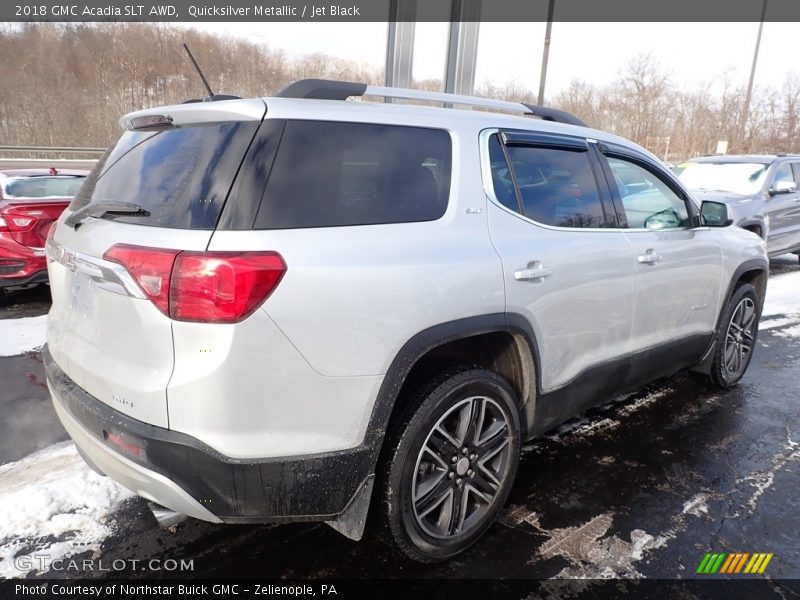 Quicksilver Metallic / Jet Black 2018 GMC Acadia SLT AWD