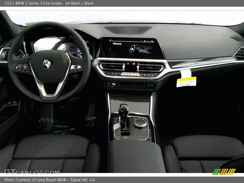 Jet Black / Black 2021 BMW 3 Series 330e Sedan