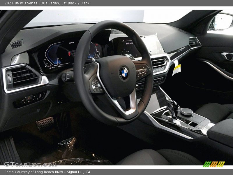 Jet Black / Black 2021 BMW 3 Series 330e Sedan