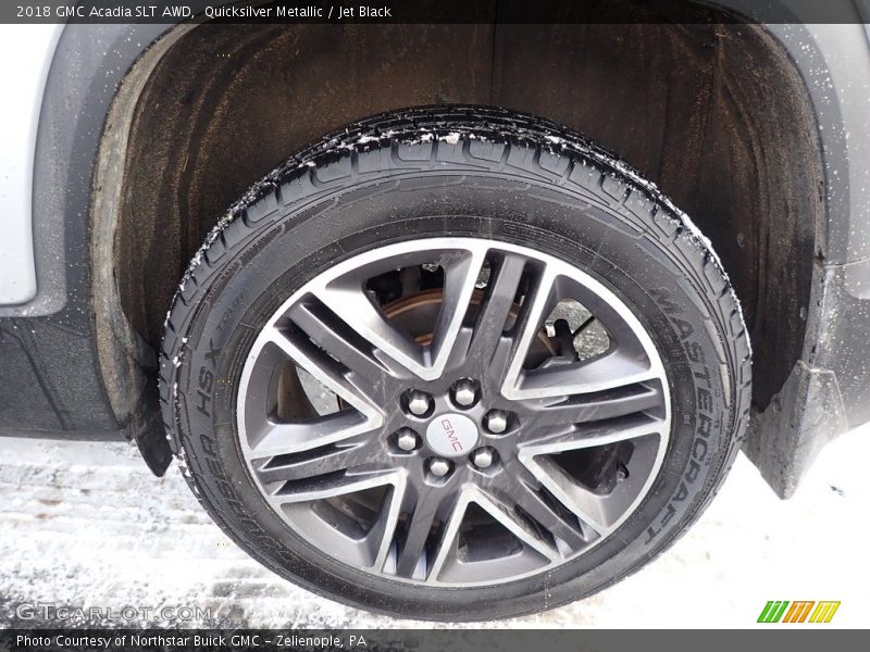 Quicksilver Metallic / Jet Black 2018 GMC Acadia SLT AWD