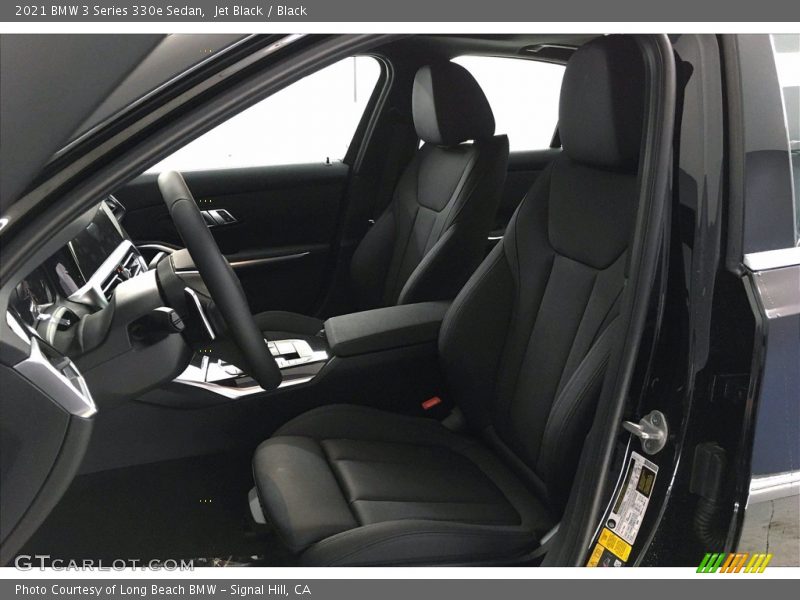 Jet Black / Black 2021 BMW 3 Series 330e Sedan