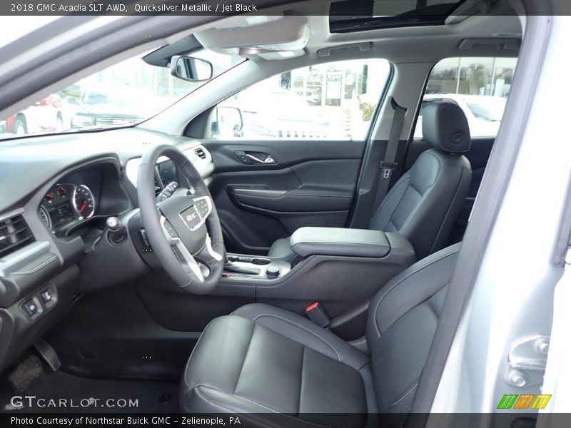 Quicksilver Metallic / Jet Black 2018 GMC Acadia SLT AWD