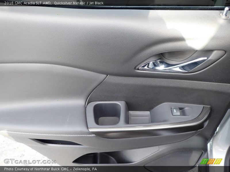 Quicksilver Metallic / Jet Black 2018 GMC Acadia SLT AWD