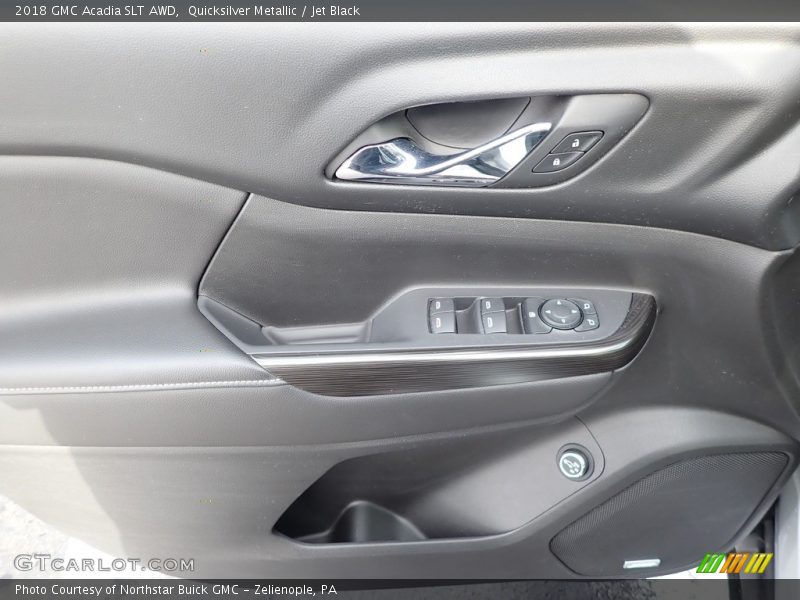 Quicksilver Metallic / Jet Black 2018 GMC Acadia SLT AWD