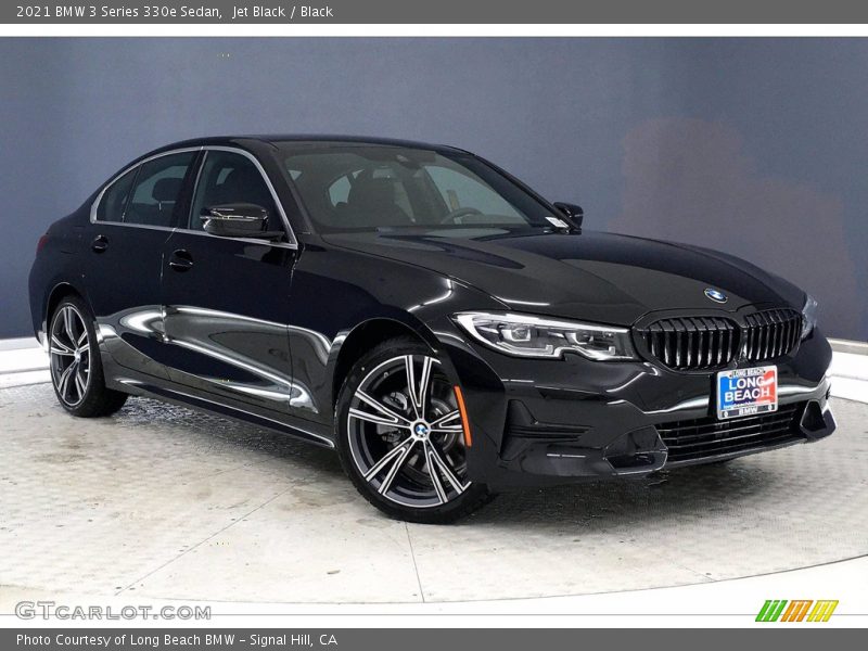 Jet Black / Black 2021 BMW 3 Series 330e Sedan