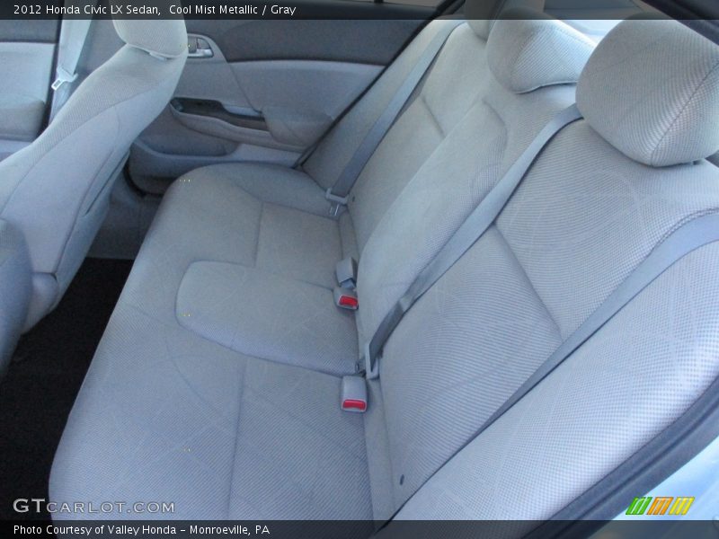 Cool Mist Metallic / Gray 2012 Honda Civic LX Sedan