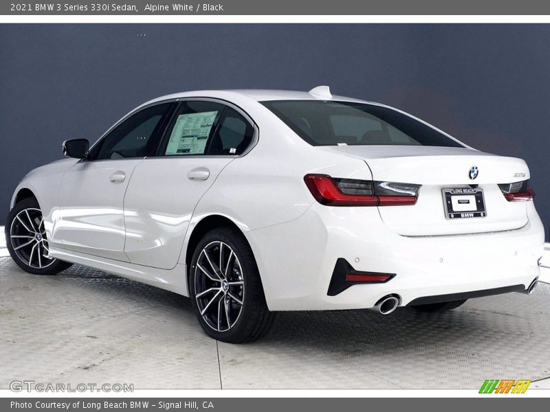Alpine White / Black 2021 BMW 3 Series 330i Sedan