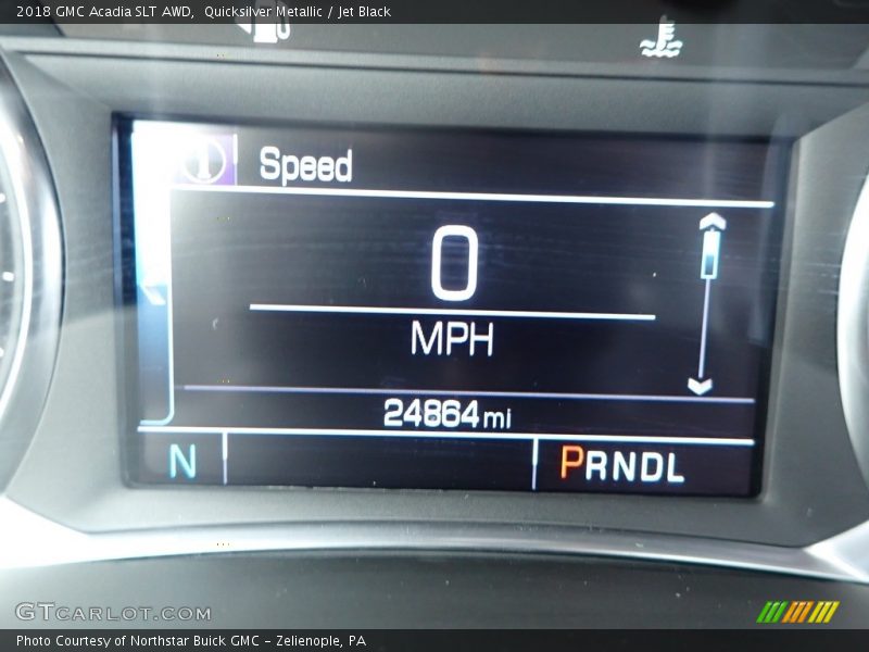 Quicksilver Metallic / Jet Black 2018 GMC Acadia SLT AWD