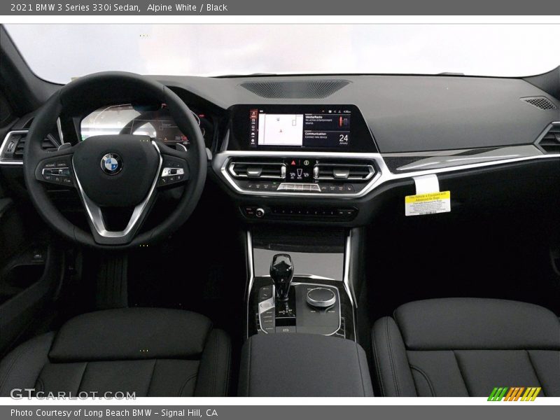 Alpine White / Black 2021 BMW 3 Series 330i Sedan