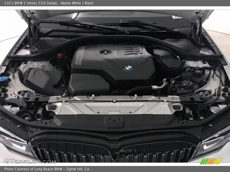 Alpine White / Black 2021 BMW 3 Series 330i Sedan