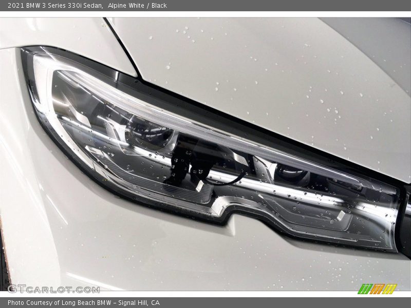 Alpine White / Black 2021 BMW 3 Series 330i Sedan