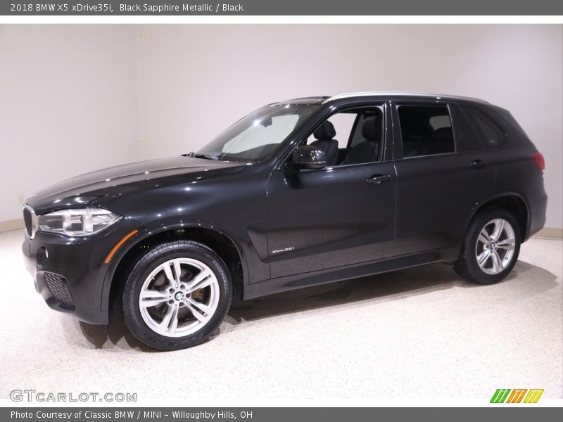 Black Sapphire Metallic / Black 2018 BMW X5 xDrive35i