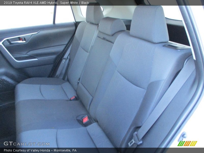 Super White / Black 2019 Toyota RAV4 XLE AWD Hybrid