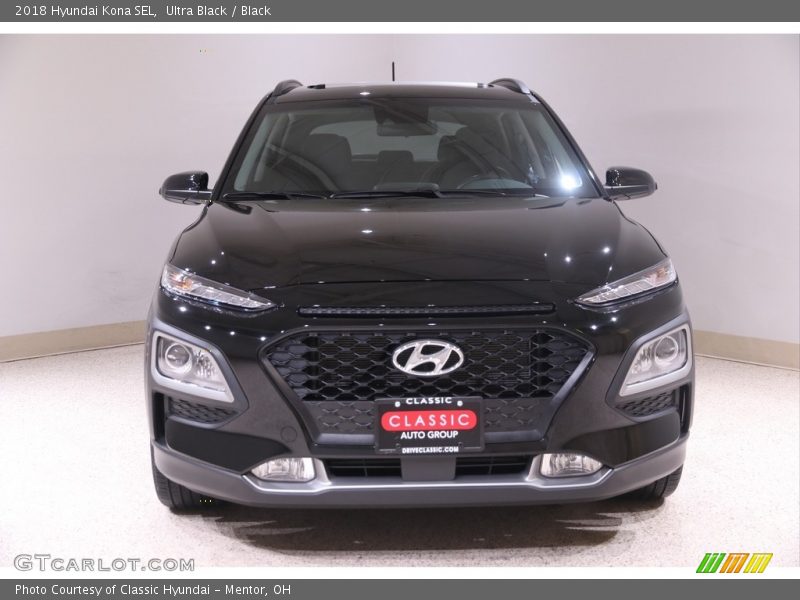 Ultra Black / Black 2018 Hyundai Kona SEL
