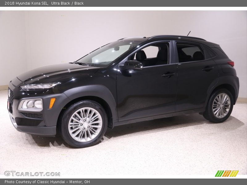 Ultra Black / Black 2018 Hyundai Kona SEL
