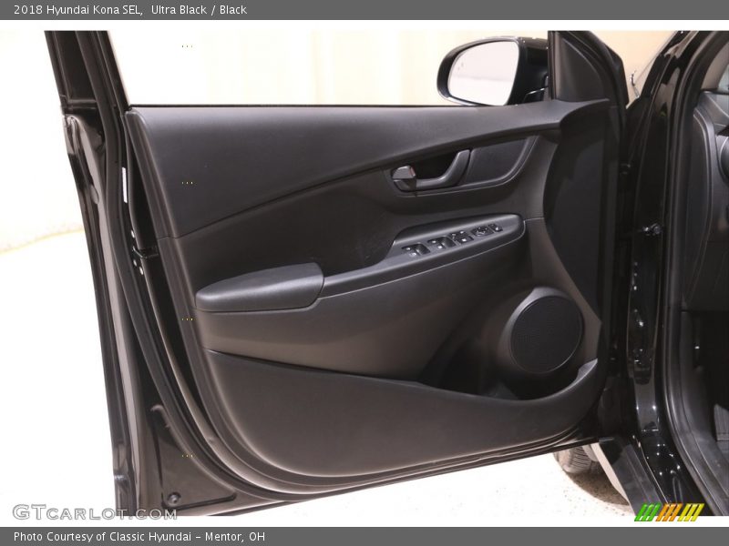 Ultra Black / Black 2018 Hyundai Kona SEL