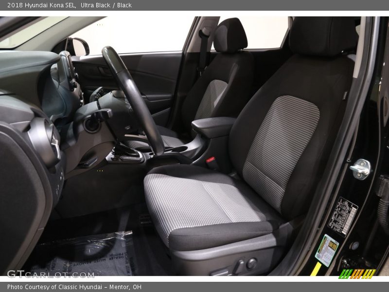 Ultra Black / Black 2018 Hyundai Kona SEL