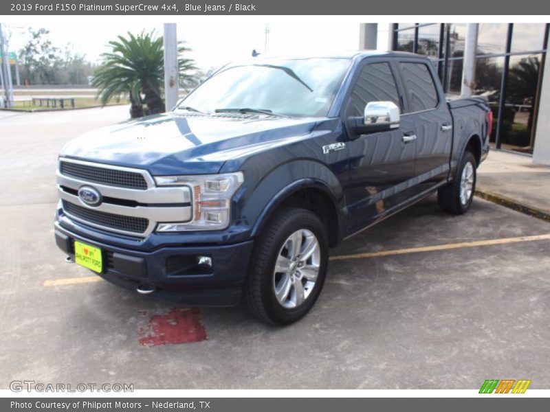 Blue Jeans / Black 2019 Ford F150 Platinum SuperCrew 4x4