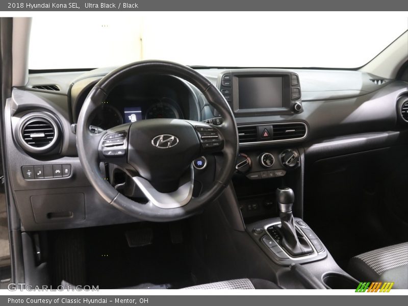 Ultra Black / Black 2018 Hyundai Kona SEL