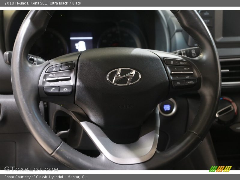 Ultra Black / Black 2018 Hyundai Kona SEL