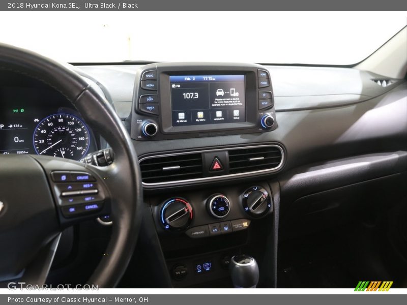 Ultra Black / Black 2018 Hyundai Kona SEL