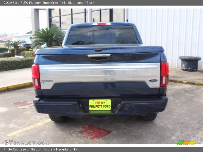 Blue Jeans / Black 2019 Ford F150 Platinum SuperCrew 4x4