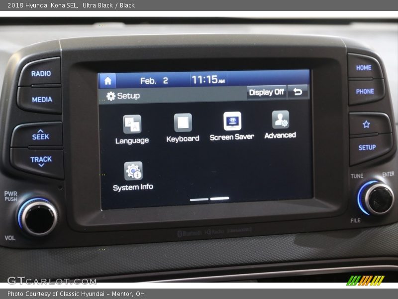 Ultra Black / Black 2018 Hyundai Kona SEL