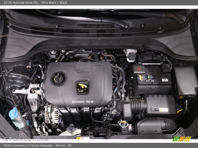 Ultra Black / Black 2018 Hyundai Kona SEL