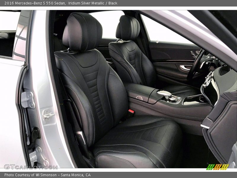 Front Seat of 2016 S 550 Sedan
