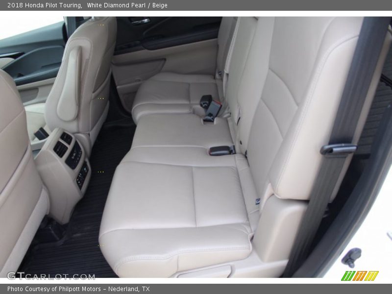 White Diamond Pearl / Beige 2018 Honda Pilot Touring