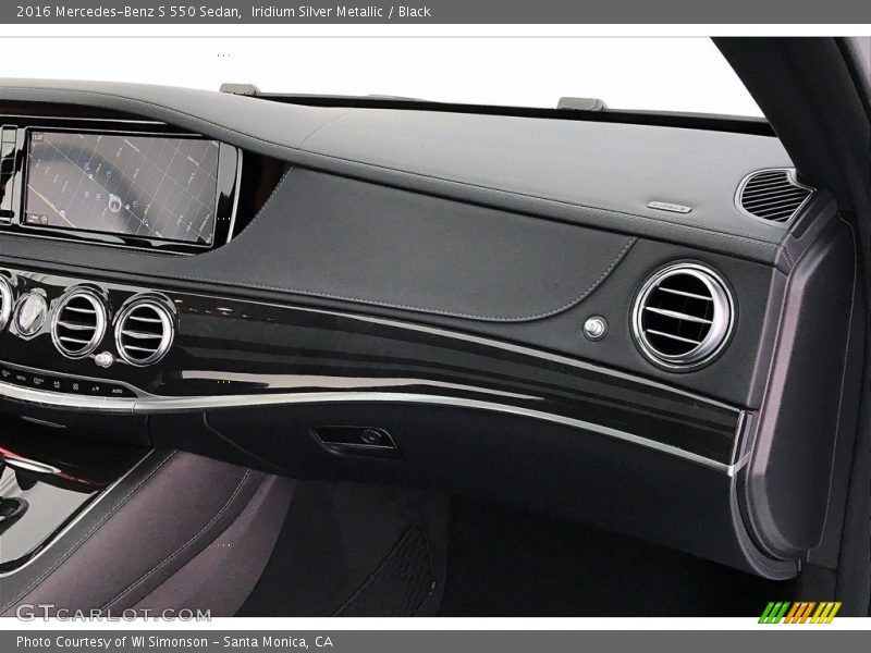 Iridium Silver Metallic / Black 2016 Mercedes-Benz S 550 Sedan