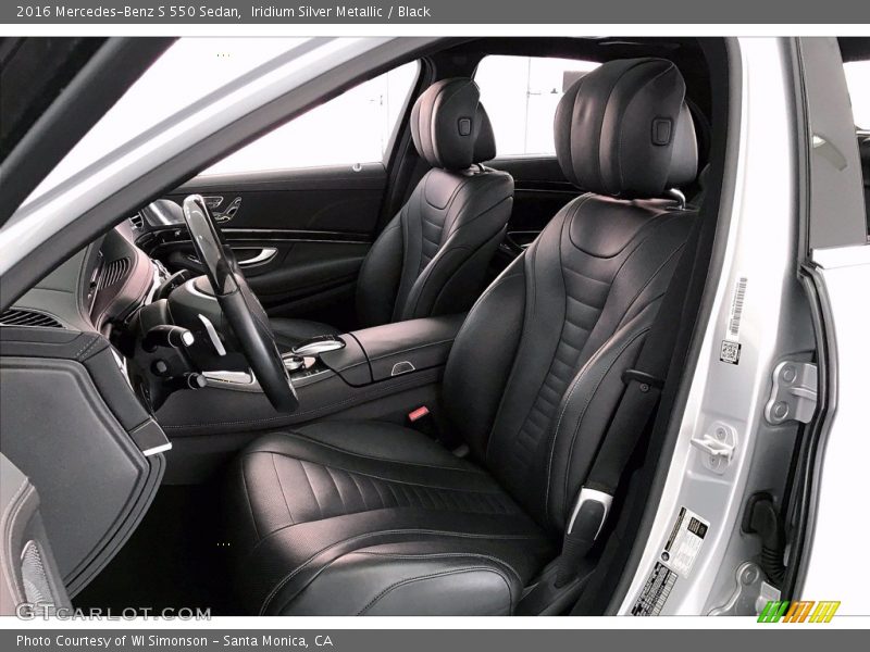 Iridium Silver Metallic / Black 2016 Mercedes-Benz S 550 Sedan