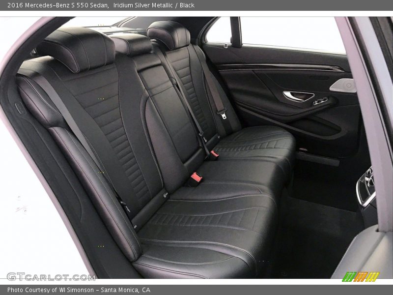 Iridium Silver Metallic / Black 2016 Mercedes-Benz S 550 Sedan